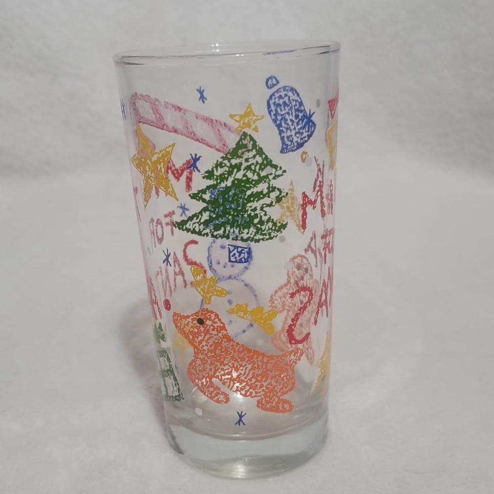 Vintage Milk For Santa Glass Tumbler - Picture 4 of 5